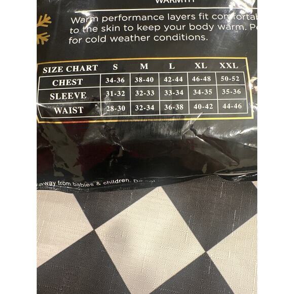 MEN'S BODY GLOVE FLEECE LINED 2 PC BASE LAYER TECHWEAVE BLACK SIZE 2XL - Picture 6 of 7